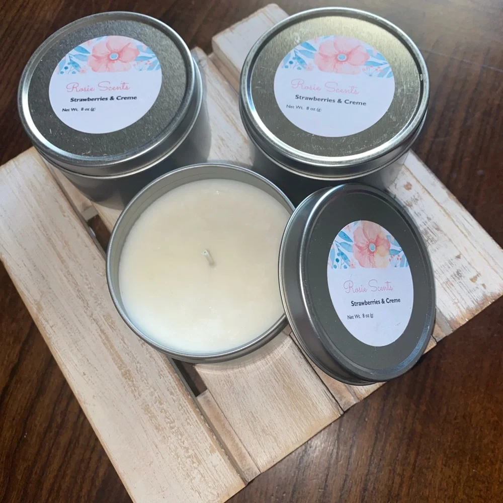8 oz candles - Picture 3 of 9